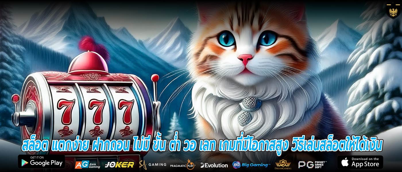 สล็อต แตกง่าย ฝากถอน ไม่มี ขั้น ต่ำ วอ เลท เกมที่มีโอกาสสูง วิธีเล่นสล็อตให้ได้เงิน